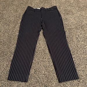 Banana Republic Navy with White Stripes Sloan Pants